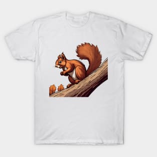 squirrel holding a nut T-Shirt